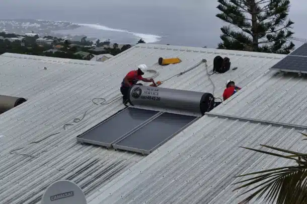 remplacement express d'un chauffe eau solaire Les Avirons 974