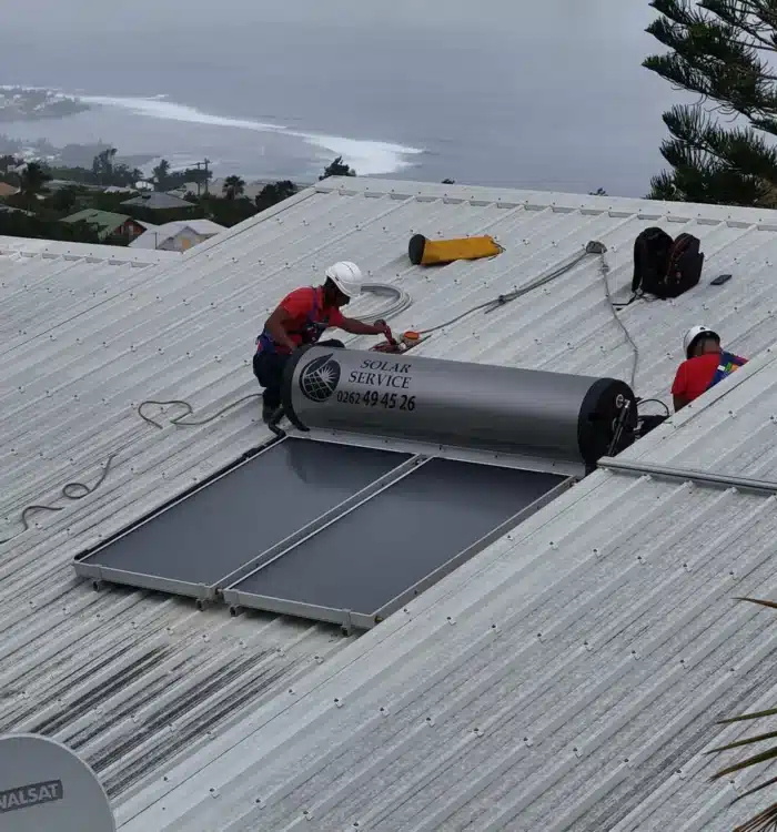 remplacement express d'un chauffe eau solaire Les Avirons 974