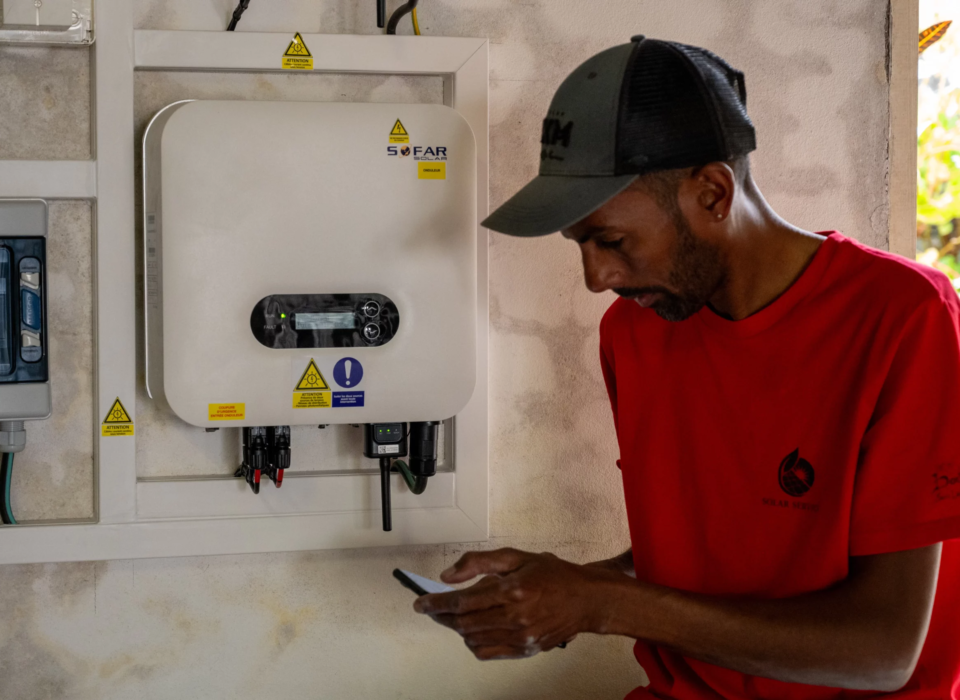 Installation d'un onduleur à La Réunion