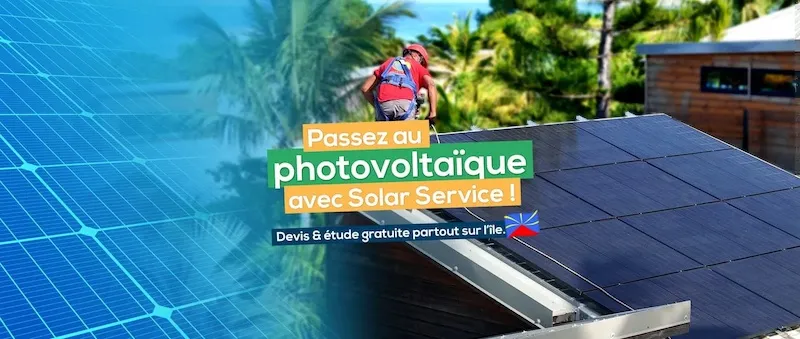 Panneaux solaires photovoltaïques installés par Solar Service à La Réunion